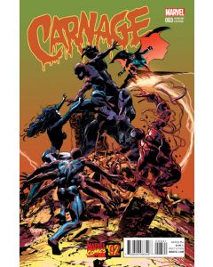 CARNAGE #3 DEODATO MARVEL 92 VAR 2015