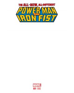 POWER MAN AND IRON FIST #1 BLANK VAR