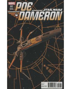 STAR WARS POE DAMERON #7 COVER B VARIANT FRANCESCO FRANCAVILLA X-WING COVER 2016