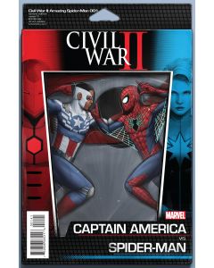 CIVIL WAR II AMAZING SPIDER-MAN #1 ACTION FIGURE VAR