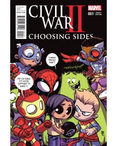 CIVIL WAR II CHOOSING SIDES #1 YOUNG VAR