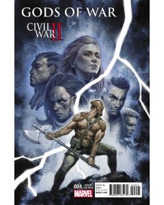 CIVIL WAR II GODS OF WAR #4 TEDESCO VAR