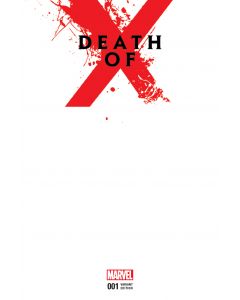 DEATH OF X #1 BLANK VAR