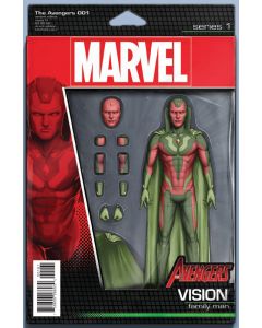 AVENGERS #1 CHRISTOPHER ACTION FIGURE VAR NOW