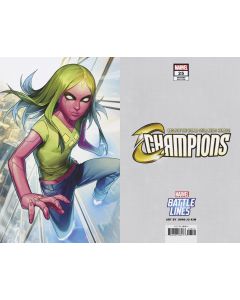 CHAMPIONS #25 JONG JU KIM MARVEL BATTLE LINES VAR 2018