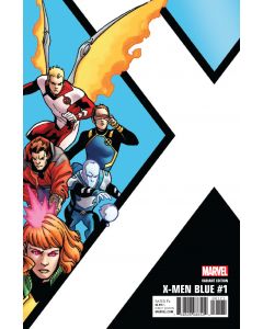X-MEN BLUE #1 KIRK CORNER BOX VAR