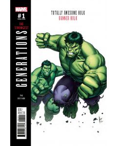 GENERATIONS BANNER HULK & TOTALLY AWESOME HULK #1 KEOWN VAR