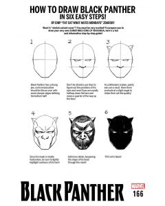 BLACK PANTHER #166 ZDARSKY HOW TO DRAW VAR LEG 2017