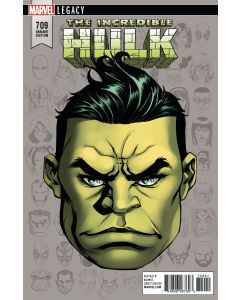 INCREDIBLE HULK #709 MCKONE LEGACY HEADSHOT VAR