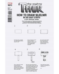 MIGHTY THOR #700 ZDARSKY HOW TO DRAW VAR LEG 2017