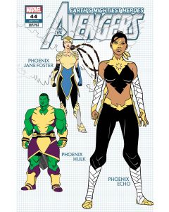 AVENGERS #44 GARRON DESIGN VAR