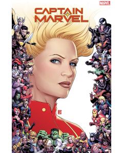 CAPTAIN MARVEL 2019 #9 CHRISTOPHER MARVEL 80TH FRAME VAR