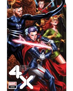 X-MEN FANTASTIC FOUR #4 (OF 4) BROOKS CONNECTING VAR