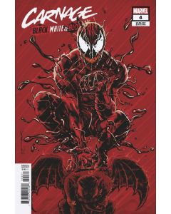 CARNAGE BLACK WHITE AND BLOOD #4 (OF 4) MOONEY VAR