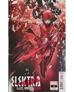 ELEKTRA BLACK WHITE BLOOD #1 (OF 4) JONBOY VAR