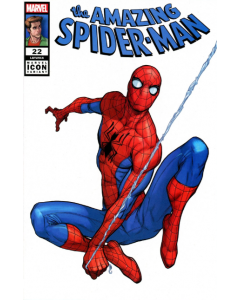 AMAZING SPIDER-MAN #22 CASELLI MARVEL ICON VAR