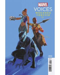 MARVELS VOICES WAKANDA FOREVER #1 RICHARDSON VAR