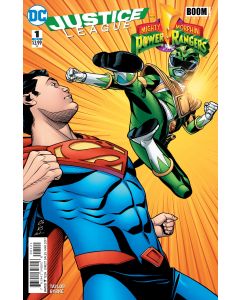 JUSTICE LEAGUE POWER RANGERS #1 (OF 6) SUPERMAN GREEN RANGER 2017