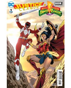 JUSTICE LEAGUE POWER RANGERS #1 (OF 6) WONDER WOMAN RED RANGER 2017