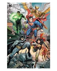 JUSTICE LEAGUE #40 CARD STOCK ARTHUR ADAMS VAR ED