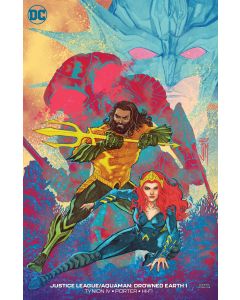 JUSTICE LEAGUE AQUAMAN DROWNED EARTH 2016 #1 VAR ED