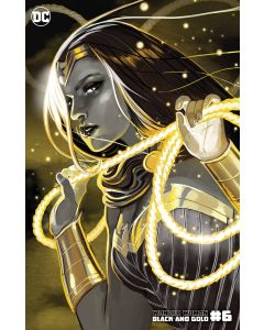 WONDER WOMAN BLACK & GOLD #6 (OF 6) CVR B HANS VAR