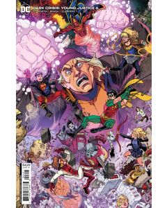DARK CRISIS YOUNG JUSTICE #6 (OF 6) CVR B ORTEGA CARD STOCK