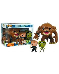 POP STAR WARS 6IN RANCOR W/LUKE & SLAVE OOLA PX VIN FIG 3PK 2016
