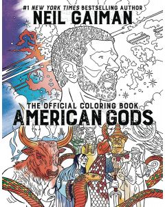 NEIL GAIMAN AMERICAN GODS OFF COLORING BOOK 2017