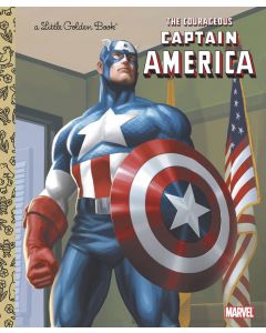 COURAGEOUS CAPT AMERICA LITTLE GOLDEN BOOK 2016