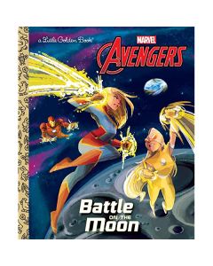 AVENGERS BATTLE ON MOON LITTLE GOLDEN BOOK 2019