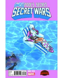 DEADPOOLS SECRET SECRET WARS #2 (OF 4) GWENPOOL VAR SWA