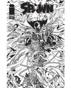SPAWN #375 TOLIBAO B&W VAR