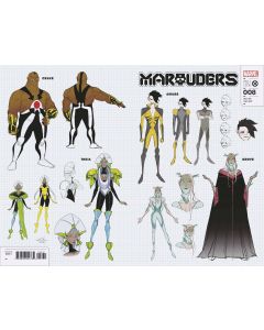 MARAUDERS #8 1:10 CARLINI NEW CHAR WRPAD DESIGN VAR
