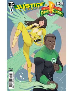 JUSTICE LEAGUE POWER RANGERS #1 GREEN LANTERN YELLOW RANGER VAR 