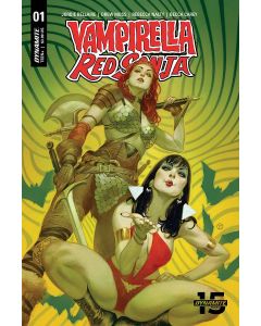 VAMPIRELLA RED SONJA #1 CVR B TEDESCO