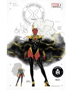 PLANET-SIZED X-MEN #1 DAUTERMAN STORM DESIGN VAR GALA