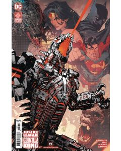 JUSTICE LEAGUE VS GODZILLA VS KONG #7 MORA CARD STOCK VAR