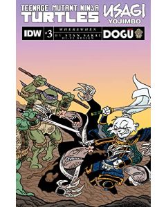 TEENAGE MUTANT NNIJA TURTLE/ USAGI YOJIMBO WHEREWHEN #3 COVER A