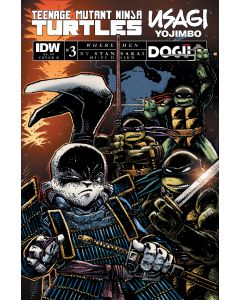 TEENAGE MUTANT NNIJA TURTLE/ USAGI YOJIMBO WHEREWHEN #3 COVER B